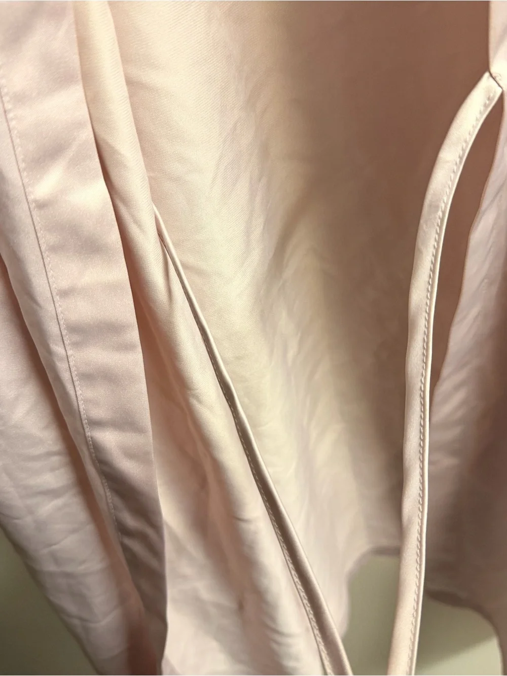 Victoria's Secret Pink Satin and Black Lace Robe - Picture 6 of 6